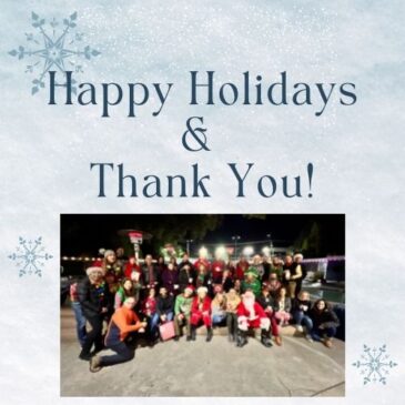 Happy Holidays and Thank You!