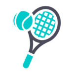 tennis racket and ball
