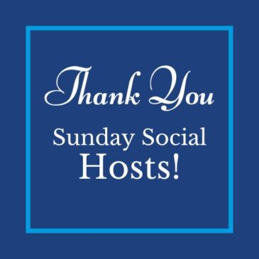 Thank You to Our “Sunday Social” Host Families