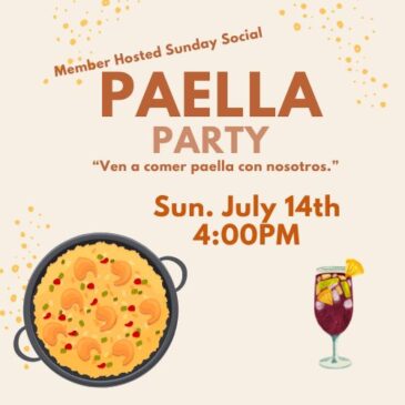 Member Hosted Sunday Social- 7/14