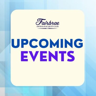 Upcoming Events!