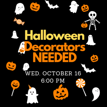 Halloween Decorators Needed