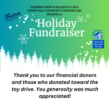 Thank you to our Sunnyvale Community Services Fundraising Donors